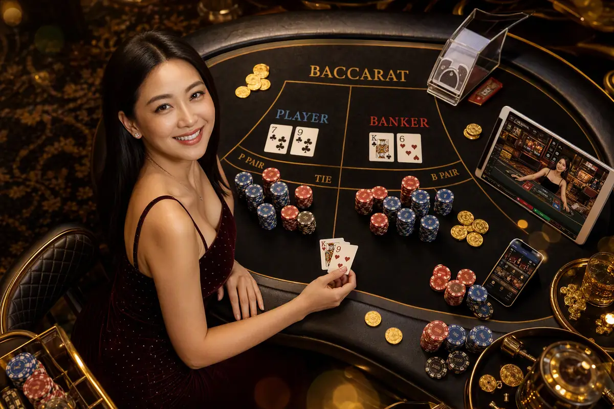 lb9 Casino dealer profesional permainan kad langsung